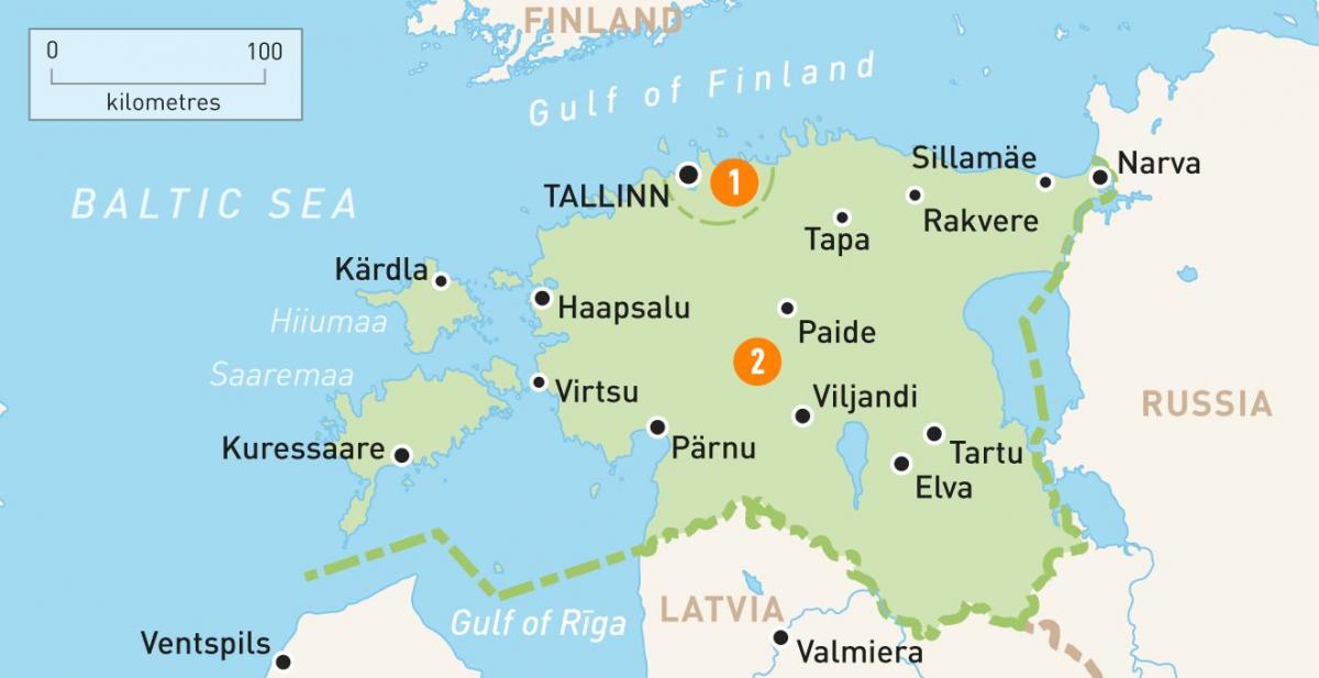 karta u Estoniji