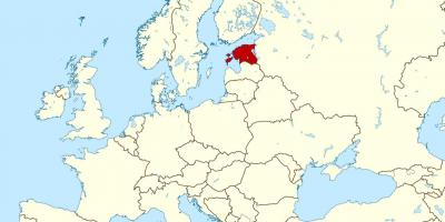 Estonija lokaciju na svijetu mapu