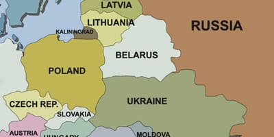 Mapa mapu Estonija u okruženju
